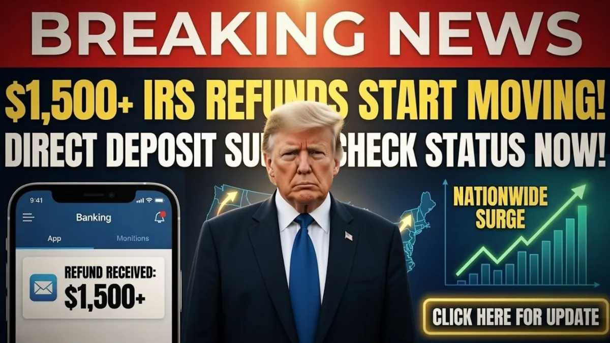 $1,500 Plus IRS Refunds Start Moving