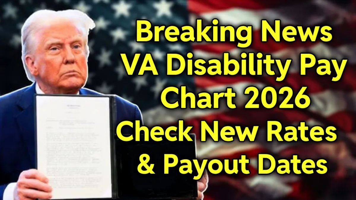 2026 VA Disability Pay Chart Revealed