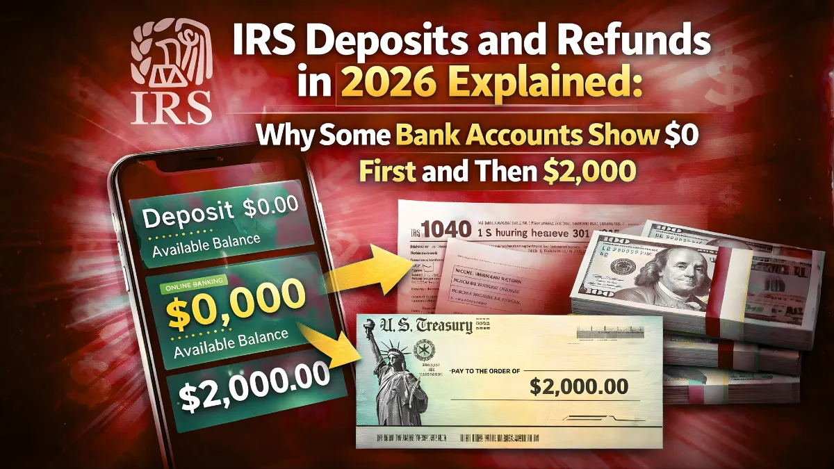 IRS Deposits and Refunds in 2026